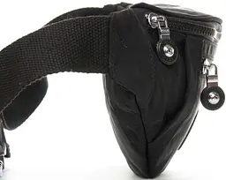 Сумка на пояс Jielshi 25х13х9 см Чорний (LANC25 black) - мініатюра 3
