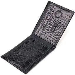 Шкіряний затискач для грошей Canpellini 10,2х8,5х1 см acs0025023 - мініатюра 4