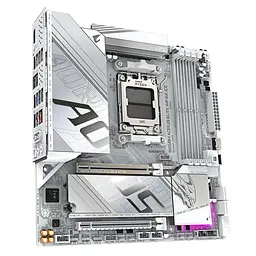 Материнська плата Gigabyte B850M AORUS ELITE WF6E ICE sAM5 B850 4xDDR5 M.2 Wi-Fi BT mATX - мініатюра 2