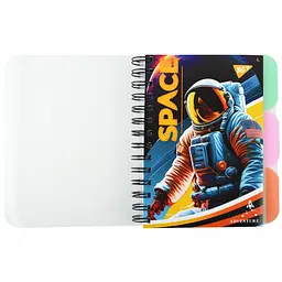 Зошит для записів Yes Space adventure В6 144 аркуші пластикова обкладинка 3 шт. (681975)