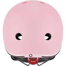 Захисний шолом Globber Evo Lights з ліхтариком пастельний рожевий (506-210) - мініатюра 3
