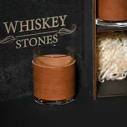 Подарунковий набір віскі Whiskey Stones №12 у дерев'яному пеналі - графин + склянки Larus - мініатюра 6