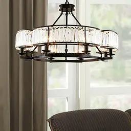Люстра з кришталем Itlamp 951-8BK - мініатюра 4