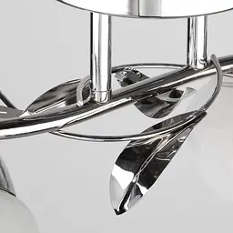 Люстра стельова Brille класична в зал E14 40W CH (LK-364C/2) - мініатюра 2