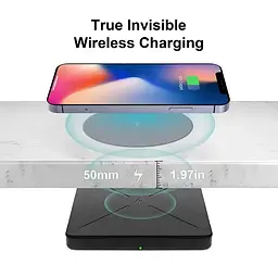 Прихована бездротова зарядка Invisible XE50 50mm/10w - мініатюра 3