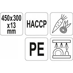 Дошка для нарізання Yato 450x300x13 мм (YG-02171) - мініатюра 3