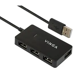Концентратор Vinga USB2.0 to 4*USB2.0 HUB (VHA2A4)