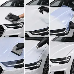 Антигравійна захисна бронеплівка за лекалами для Audi A7 C8 facelift 2023-2025 - повний кузов - мініатюра 3