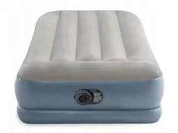 Ліжко-велюр INTEX 99х191х30см сіро-синій до 136кг 64 116