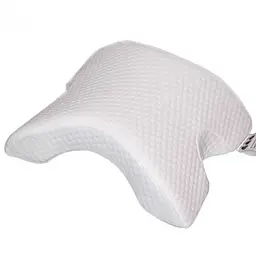 Ортопедична анатомічна подушка Тунель з ефектом пам'яті Memory Pillow біла - мініатюра 3