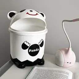 Відро для сміття MBM My Home настільне з кришкою 3.2 л біле (BIN-07 3,2L WHITE) - мініатюра 5