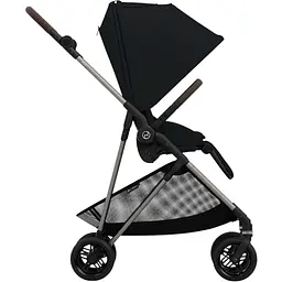 Коляска Cybex Melio Moon Black з бампером чорна (522002647) - мініатюра 5
