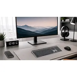 Клавіатура REAL-EL RK-737W Wireless/Bluetooth Black/Grey (EL123100060) - мініатюра 11