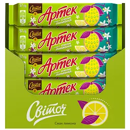 Вафлі Світоч Артек зі смаком лимона 57 г (933078) - мініатюра 3