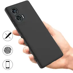 Силіконовий чохол BeCover для Motorola Edge 50 Fusion Black (712742) - мініатюра 4