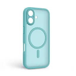 Чехол для Apple iPhone 17, Lush MagCase, бирюзовый, противоударная панель-накладка из TPU и PC, полупрозрачный чехол с MagSafe (с магнитом), с защитой камеры, поддержка беспроводной зарядки, защита всего корпуса, ArmorStandart (ARM87487) - мініатюра 2