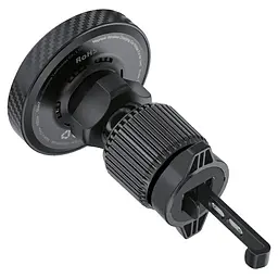Автотримач для телефона з БЗП ACEFAST D33 Qi2 magnetic wireless charging car holder for air vent Black (6974316280293) - мініатюра 3