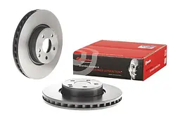 Диск гальмівний передній вентильований Mercedes E-class, Slk, C-class, Slc 07-25р Brembo (09.A621.11) - мініатюра 2