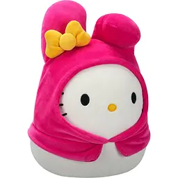 М'яка іграшка Squishmallows Hello Kitty Хелоу Кітті в образі Моя Мелоді 20 см (SQSN00390) - мініатюра 2