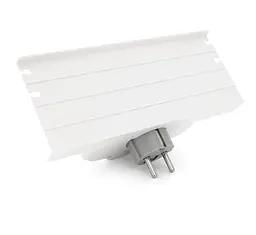 Розетка двойник с заземлением Voltronic HHT-609WT White, ночник, USB+Type-C, 4А, зашита от перегрузки, подставка под телефон - мініатюра 3