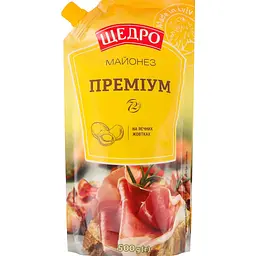Майонез Щедро Преміум 72% 500 г (783905)