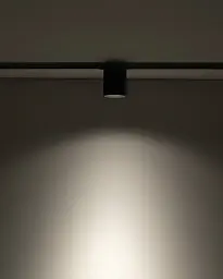 Магнітний трековий світильник Nowodvorski 11722 NANO-LVM Mug LED 1x7W 3000K 460Lm IP20 чорний - мініатюра 2
