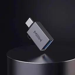 Перехідник Xiaomi Youpin MIIIW Type-C to Usb 3.0 adapter MWCMA03 - мініатюра 2
