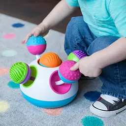 Брязкальце-куля Fat Brain Toys Klickity Сенсорна лабораторія (F149ML) - мініатюра 4