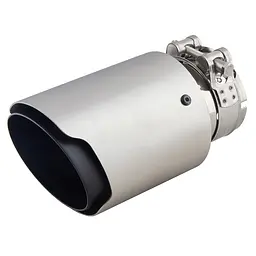 Насадка на глушник Аkrapovic 165 x 64 x 89 мм Матовий Хром Карбон (NG-1141B C&BLACK) - мініатюра 2