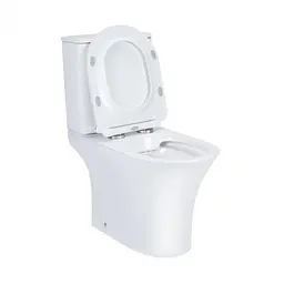 Унітаз-компакт Qtap Presto безободковий з сидінням Soft-close QT24221217AW - мініатюра 2
