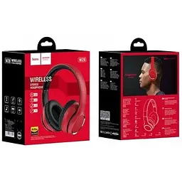 Навушники бездротові Hoco Journey Bluetooth Hi-Res W28 сині - мініатюра 7