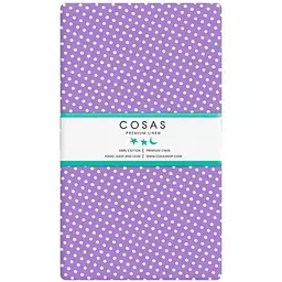 Простирадло Cosas полуторне 155х240 lavender dots, фіолетовий (Фиолет_горох_25)