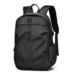 Місткий текстильний чорний рюкзак Confident ANT02-8395A