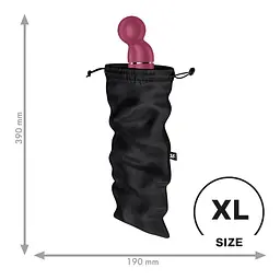 Мішечок для зберігання іграшок Satisfyer Treasure Bag XL Black Satisfyer IG059518; SX0552 98418 - мініатюра 1