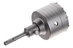 Свердлильна коронка по бетону SDS plus для перфоратора Intertool 80 мм - мініатюра 2