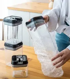 Набір контейнерів food для зберігання сипких круп та продуктів герметичні харчові ємності 5 шт - мініатюра 3