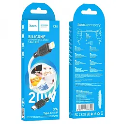 Кабель Hoco X90 Cool silicone PD charging data cable for Lightning White - мініатюра 2