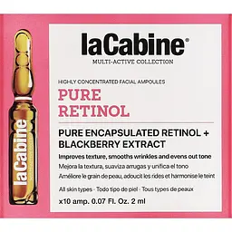 Ампула для обличчя La Cabine Pure Retinol з ретинолом для покращення текстури шкіри 2 мл - мініатюра 2