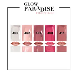 Блиск-сиворотка для губ L'Oreal Paris Glow Paradise відтінок 402 (Soap) 7 мл (AA265000) - мініатюра 2