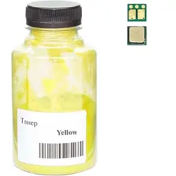 Тонер Canon 067 35г +chip YELLOW MF651Cw/MF655Cdw/MF657Cdw 1.25K AHK (50000373)