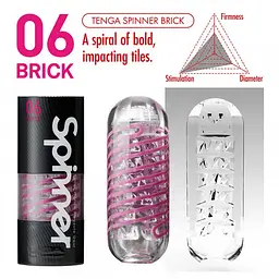 Мастурбатор Tenga Spinner Brick - мініатюра 3