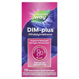 Натуральна добавка Nature's Way DIM-Plus Estrogen Metabolism, 120 вегакапсул