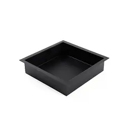 Полиця-ніша для ванної кімнати Mixxus Premium NICHE-0101 BLACK із нержавіючої сталі SUS304 (MI6678) - мініатюра 3