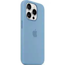Чохол Silicone Case with MagSafe для Apple iPhone 15 Pro Winter Blue AAA [93261] - мініатюра 2