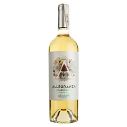 Вино Allegranza Chardonnay, біле, сухе, 13%, 0,75 л