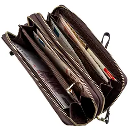 Жіночий шкіряний гаманець-клатч ST Leather 9х19х4 см acs0015873 - мініатюра 4
