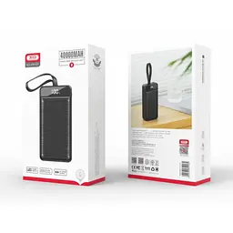 Зовнішній акумулятор Power bank XO PR157 400000mAh PD22,5W + швидке заряджання батарея заряджання Чорний - мініатюра 4