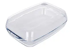 Каструля склянна Pyrex Classic, з кришкою, 2,6 л + 2,6 л (6521986) - мініатюра 4
