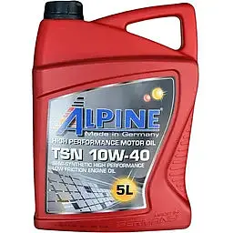 Олива моторна Alpine TSN 10W-40, 5 л (24518)