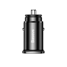 Автомобільний зарядний пристрій Baseus Square PPS A+C 30W Чорний (CCALL-AS01) - мініатюра 3